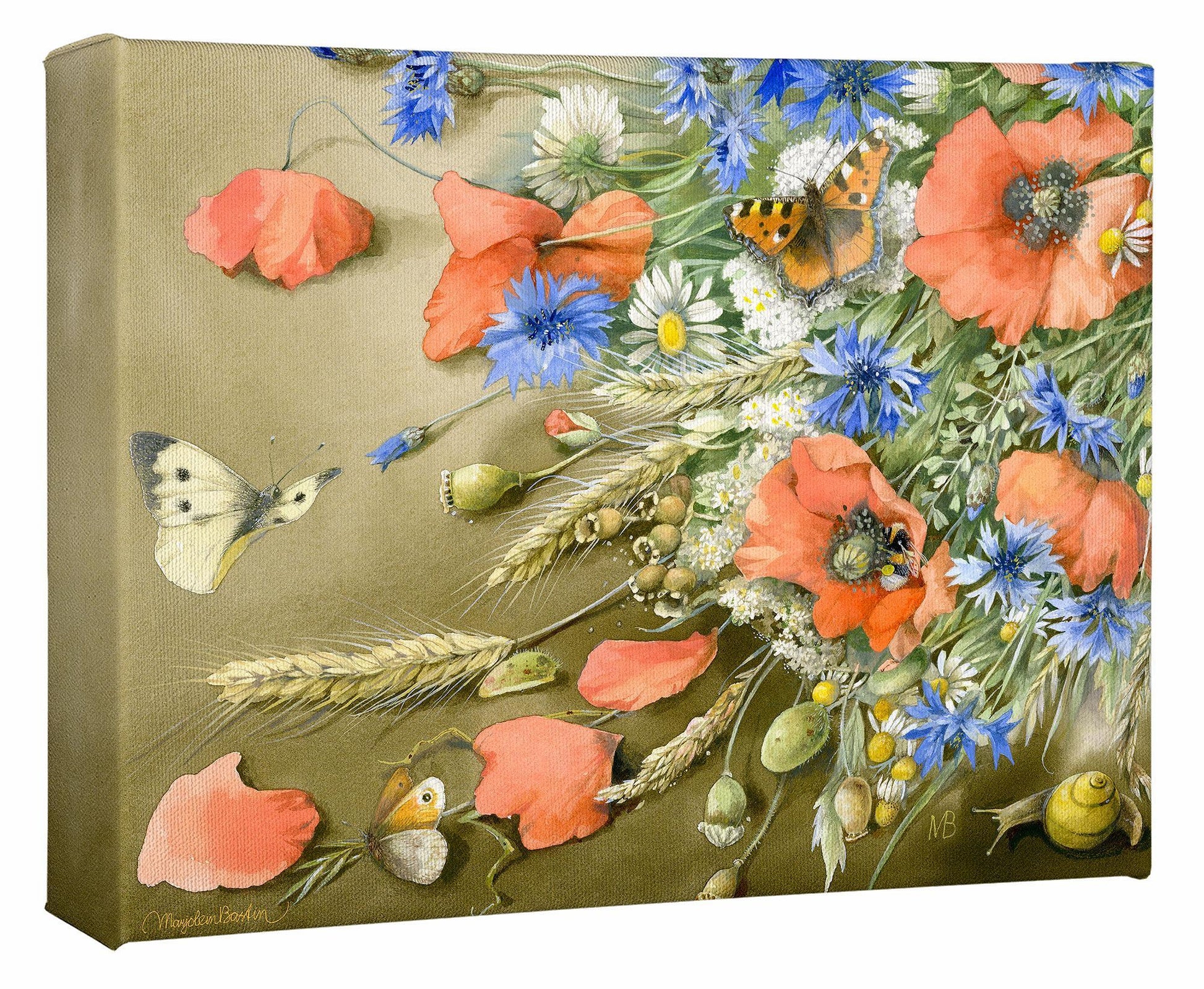A Wealth of Field Flowers Gallery Wrapped Canvas - Wild Wings