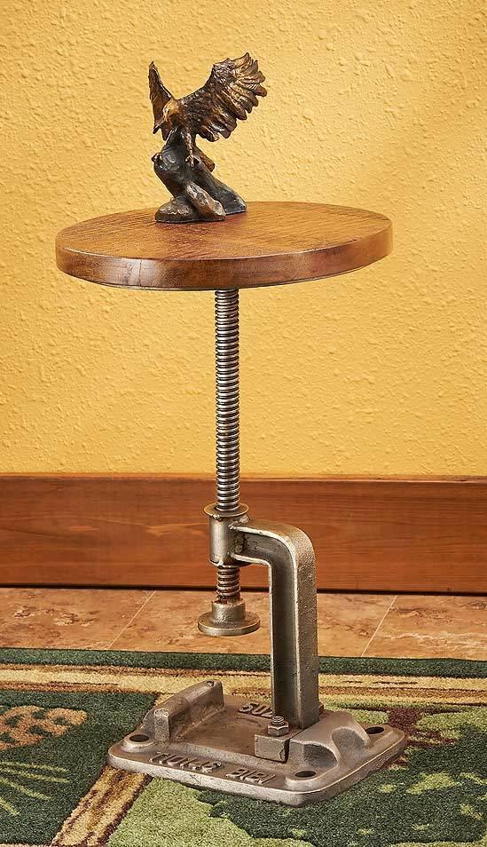 Revolving Adjustable Side Table - Wild Wings