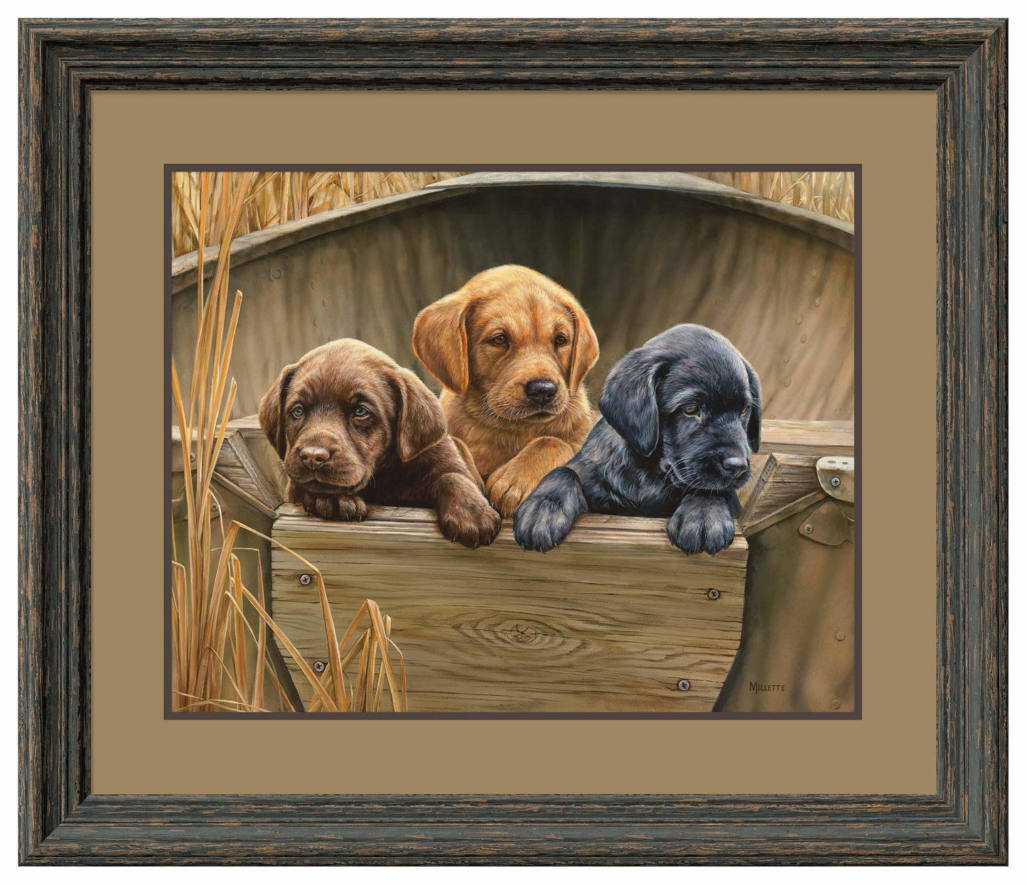 All Hands on Deck—Three Puppies Artist Proof Paper Print - Wild Wings