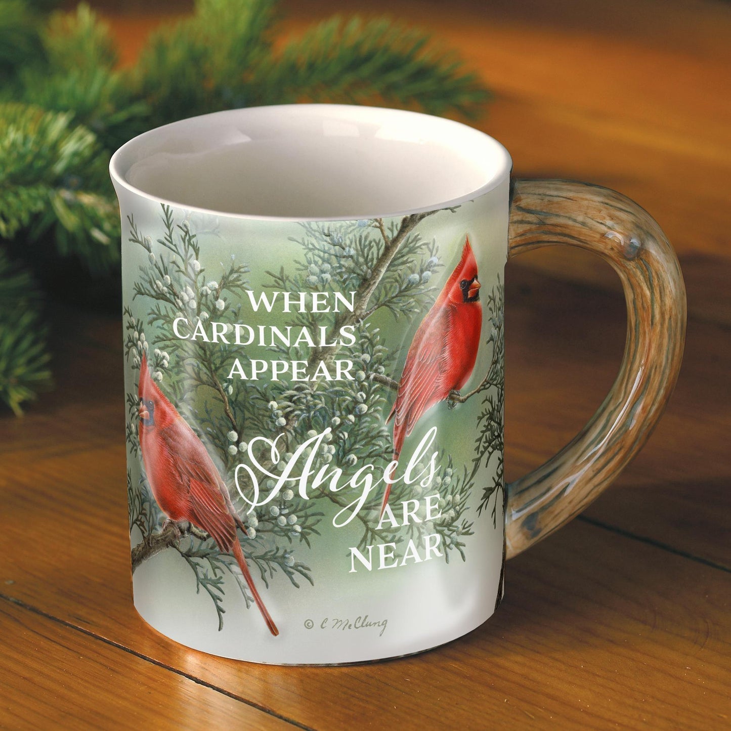 Angels are Near - Cardinals Sculpted Mug - Wild Wings