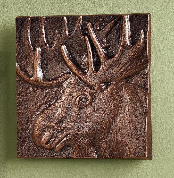 Antique Copper—Moose Wall Decor - Wild Wings
