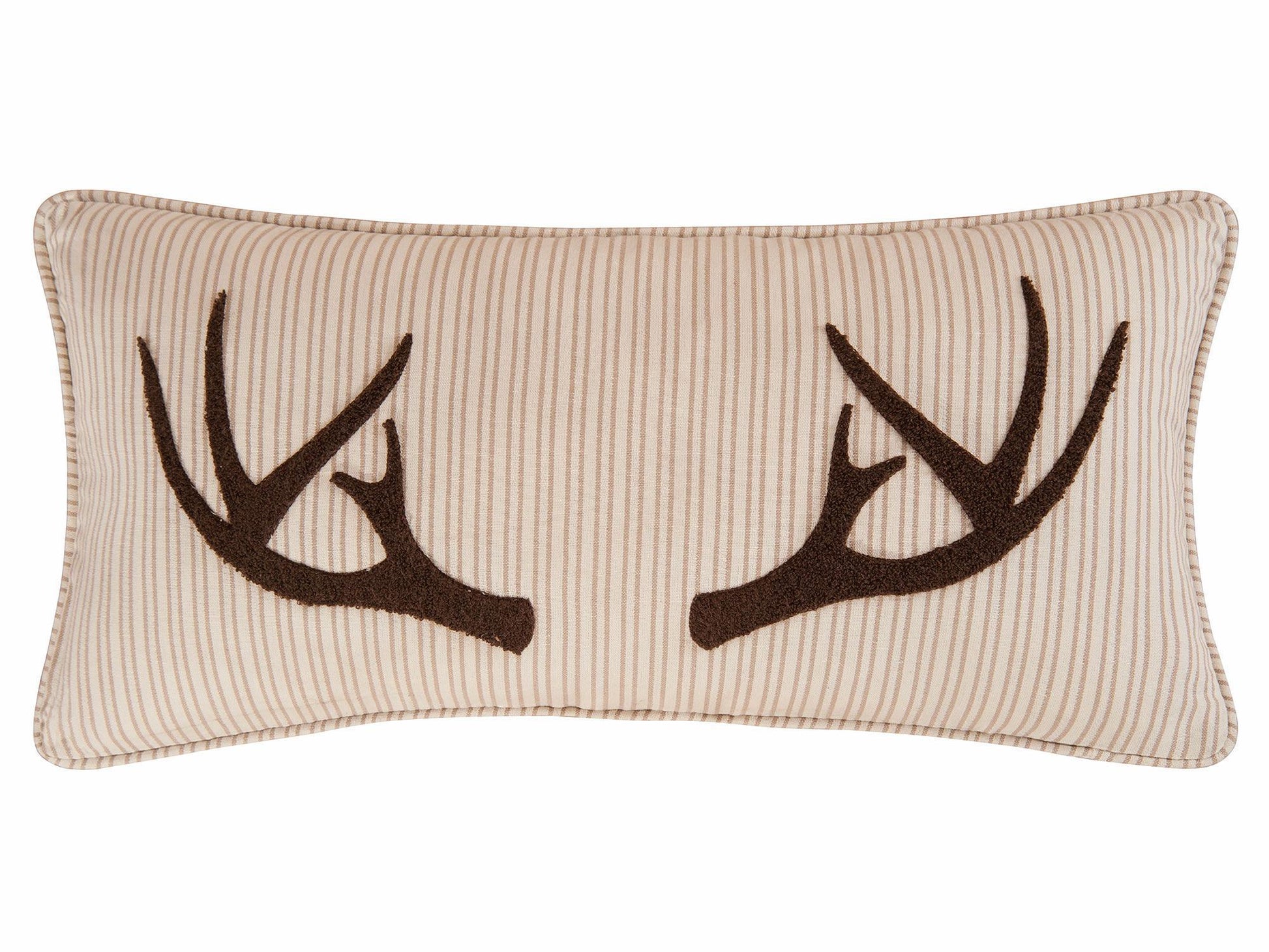 Antlers Decorative Pillow - Wild Wings