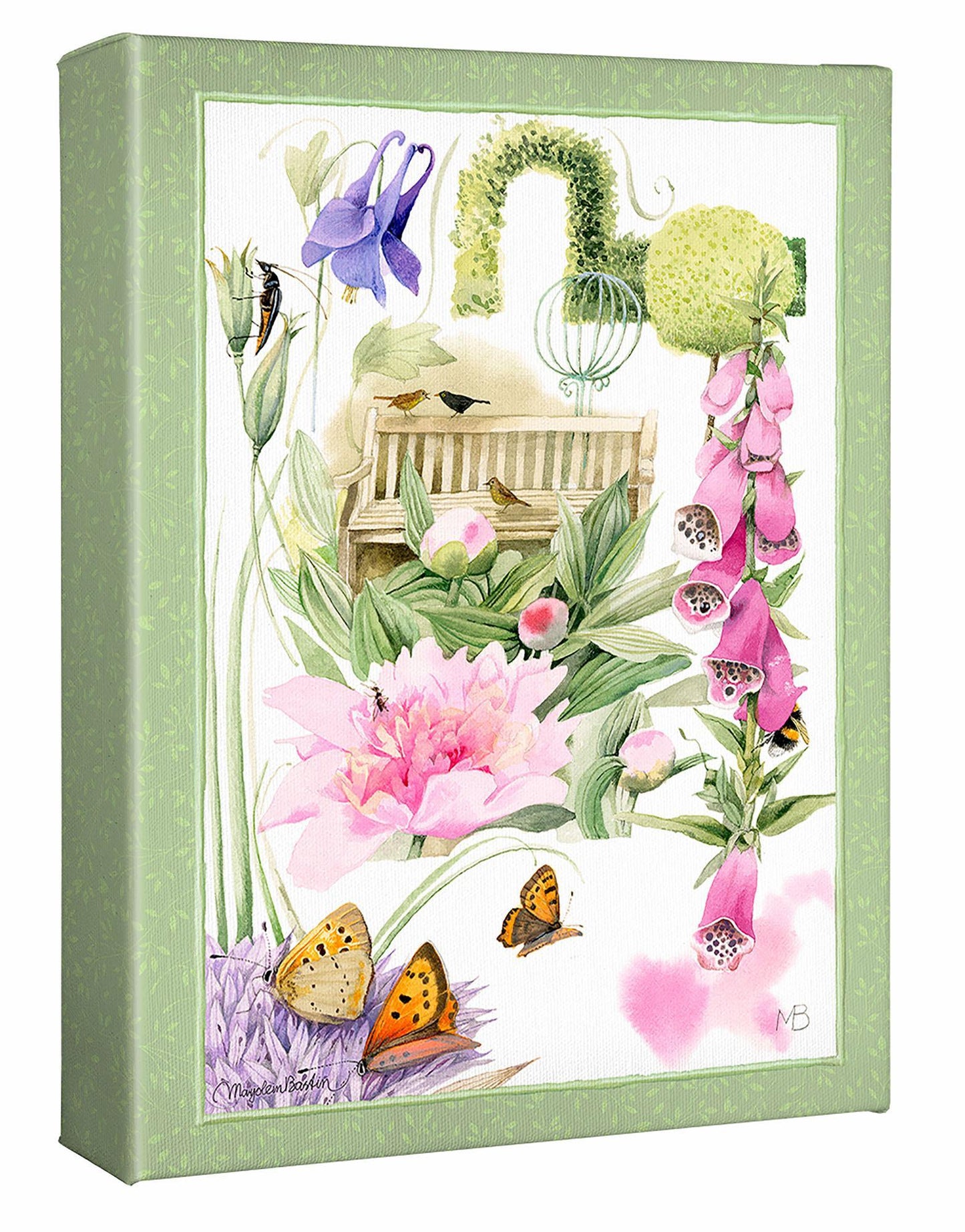 Anything Goes in the Herb Garden Gallery Wrapped Canvas - Wild Wings