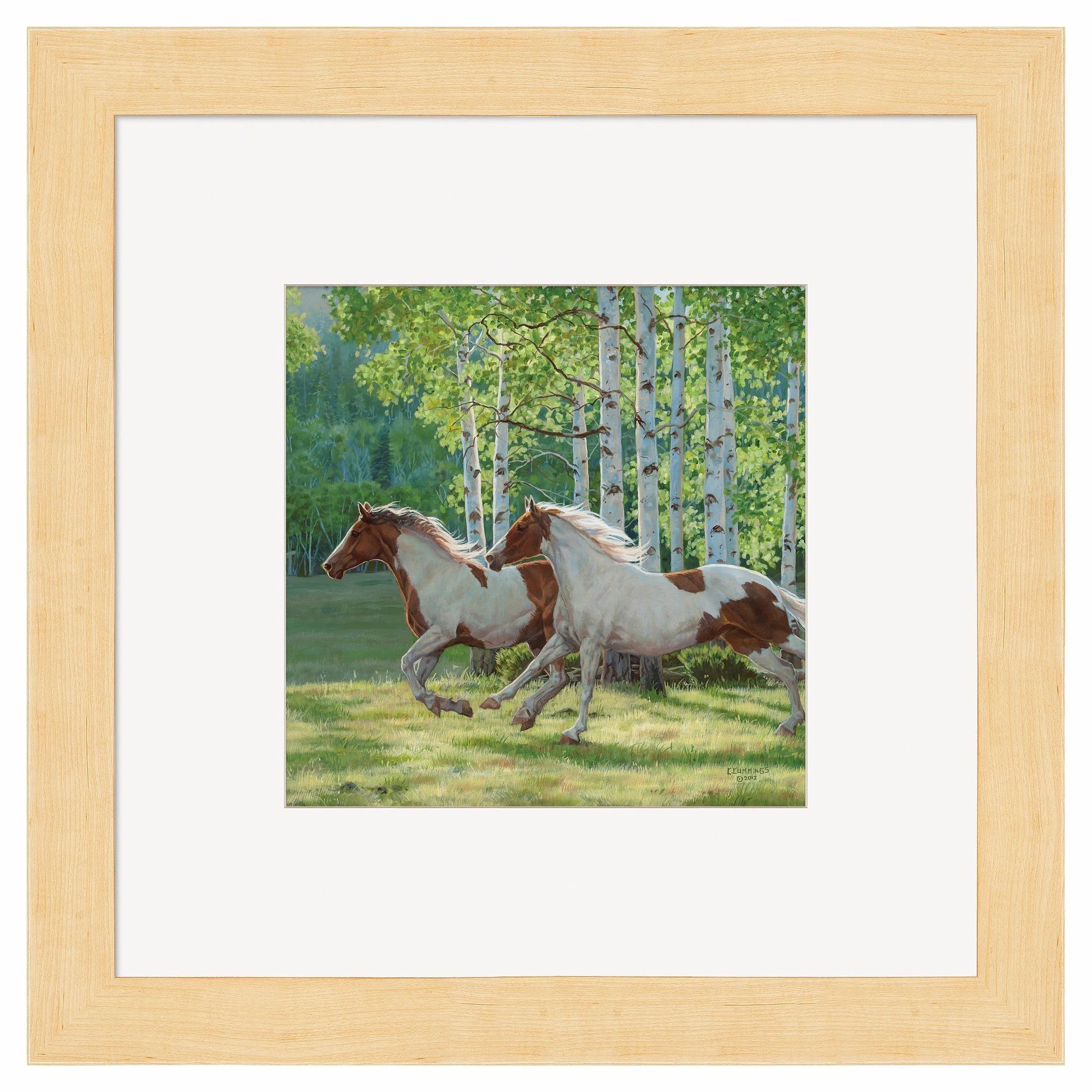 Aspen Run Contempo Square Art Collection - Wild Wings