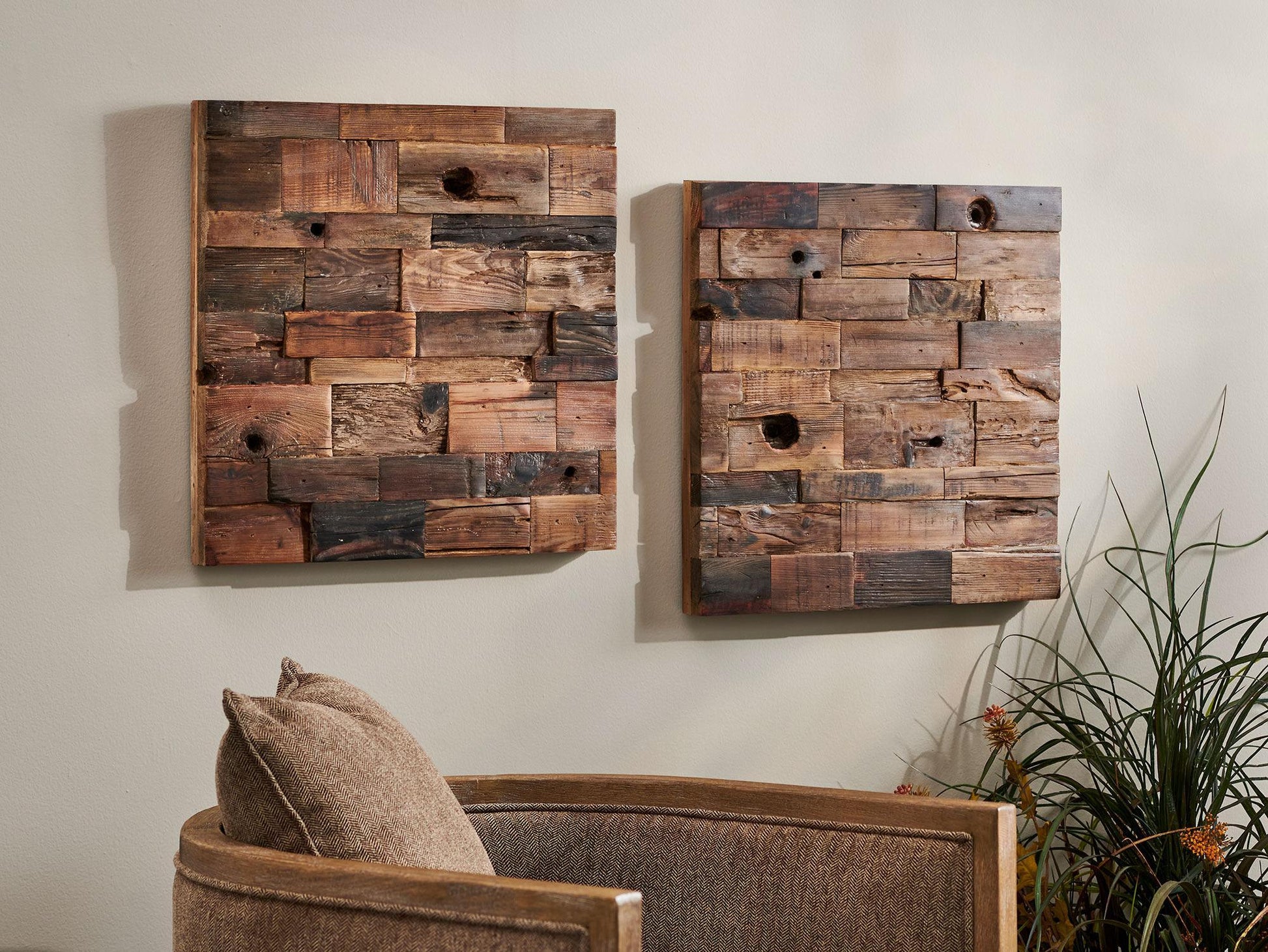 Rustic Wood Wall Decor (Set of 2) - Wild Wings