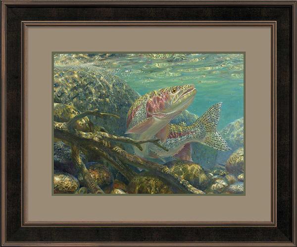 At the Last Second—Rainbow Trout Art Collection - Wild Wings