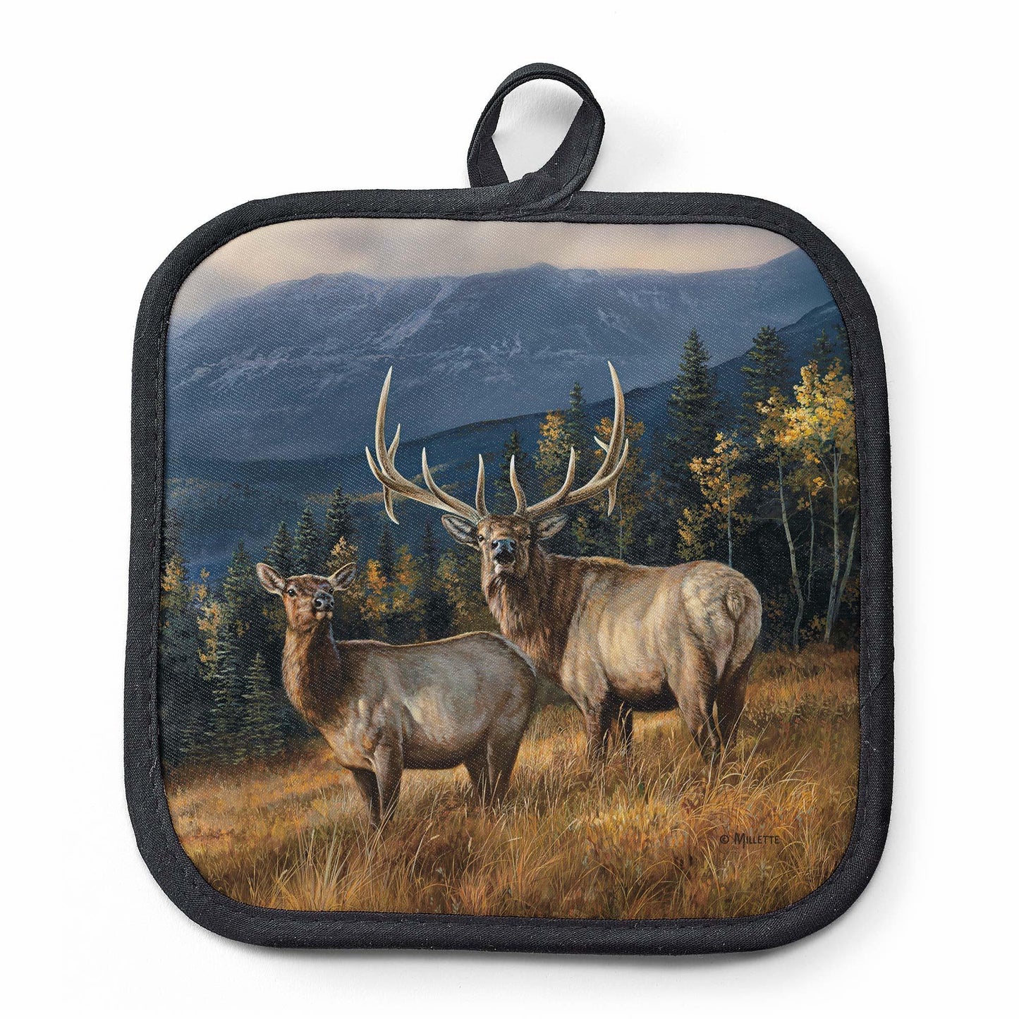 Autumn Gold—Elk Pot Holder - Wild Wings
