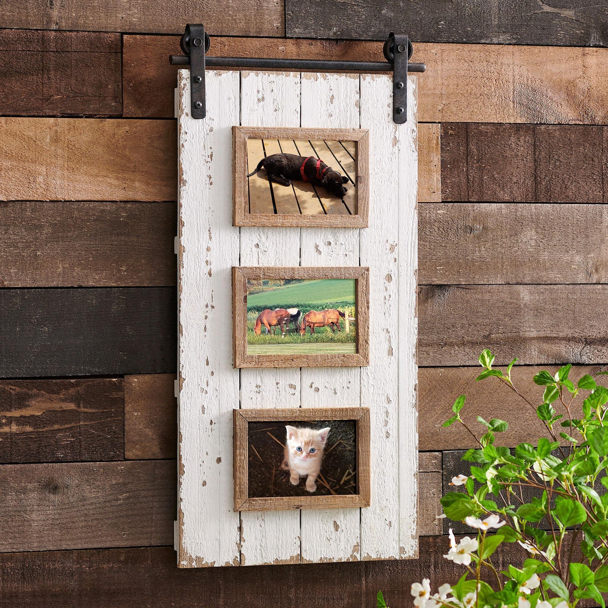 2 4x6 Barn Window Collage Picture Frame-christmas Gift-rustic Picture Frame-reclaimed-cottage  Chic-collage Frame-picture Frames 