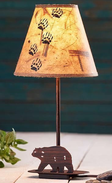Bear with Tracks Accent Lamp - Wild Wings