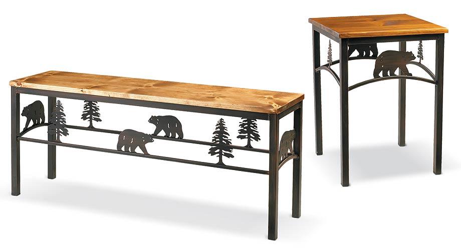 Bear and Pine Tree Table Collection - Wild Wings
