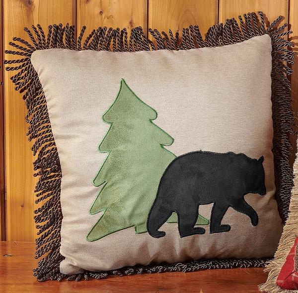 Bear & Tree Pillow - Wild Wings