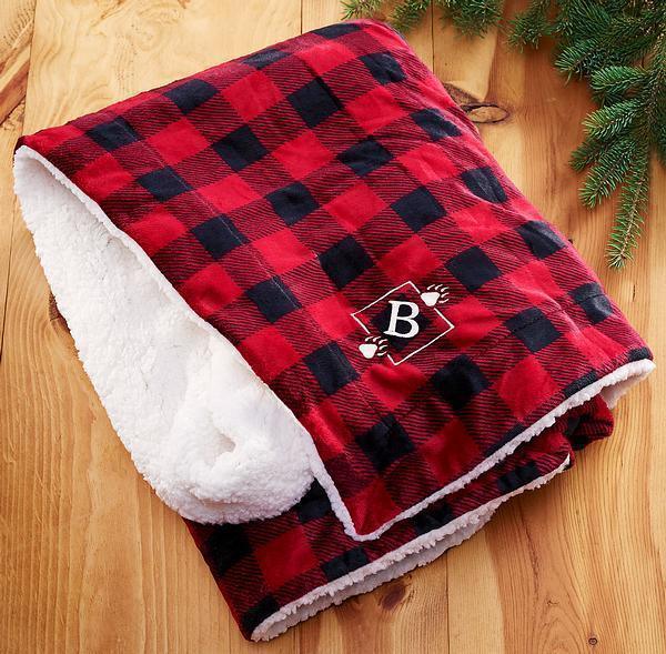 Making Tracks Personalized Throw Blanket - Wild Wings