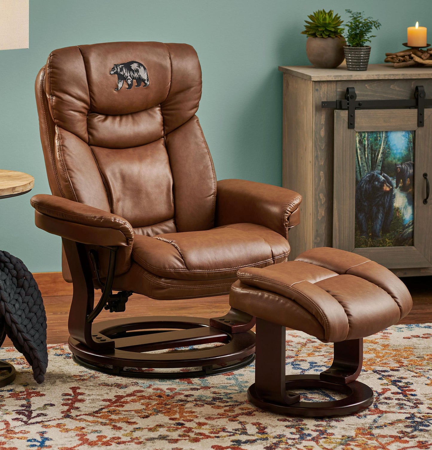 Bear Swivel Chair & Stool - Wild Wings