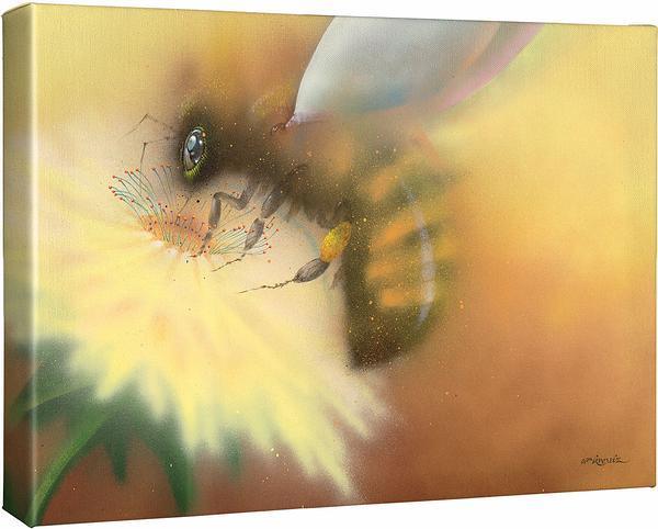Bee Happy Gallery Wrapped Canvas - Wild Wings