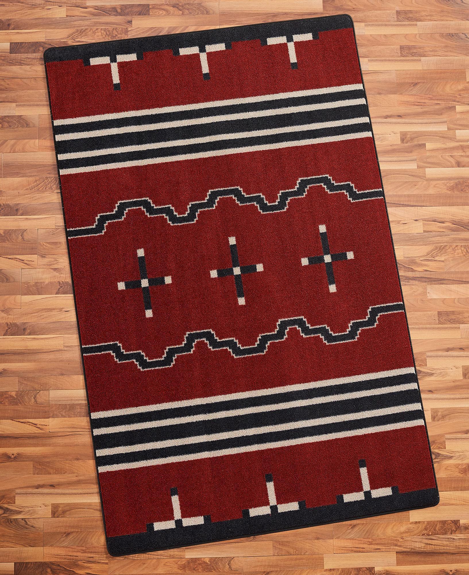 Red Plateau Area Rug - Wild Wings