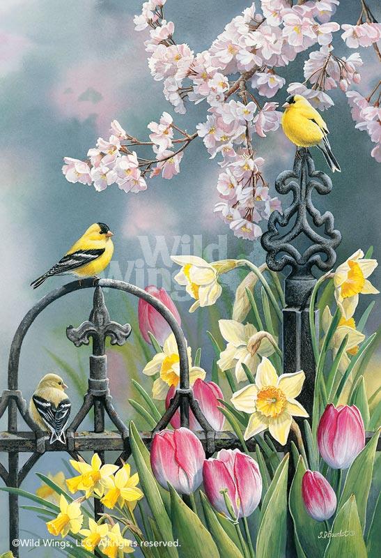Victorian Seasons; Spring—Goldfinch Art Collection - Wild Wings