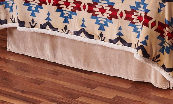 Blue Canyon Southwest Bedskirt (Queen) - Wild Wings