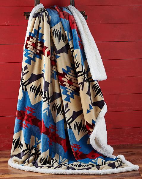 Blue Canyon Southwest Throw Blanket - Wild Wings