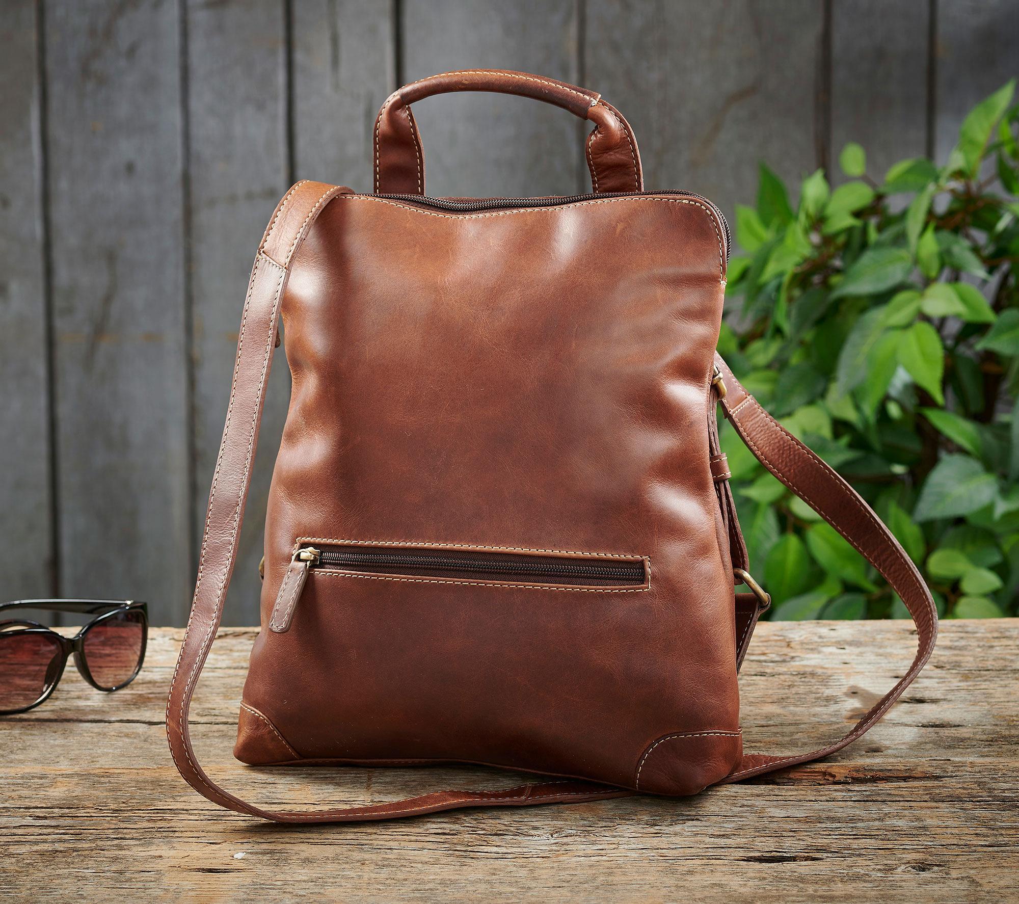 Wings shop leather backpack