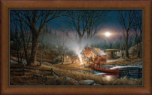 Campfire Tales Framed Museum Canvas - Wild Wings