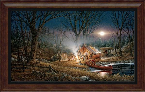 Campfire Tales Framed Museum Canvas - Wild Wings