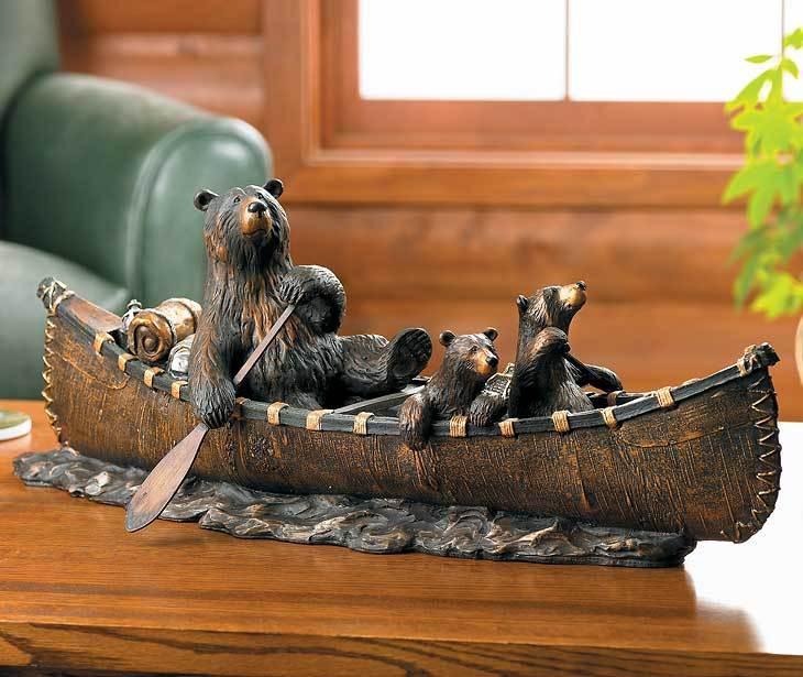 Canoe Trip—Bear Sculpture - Wild Wings