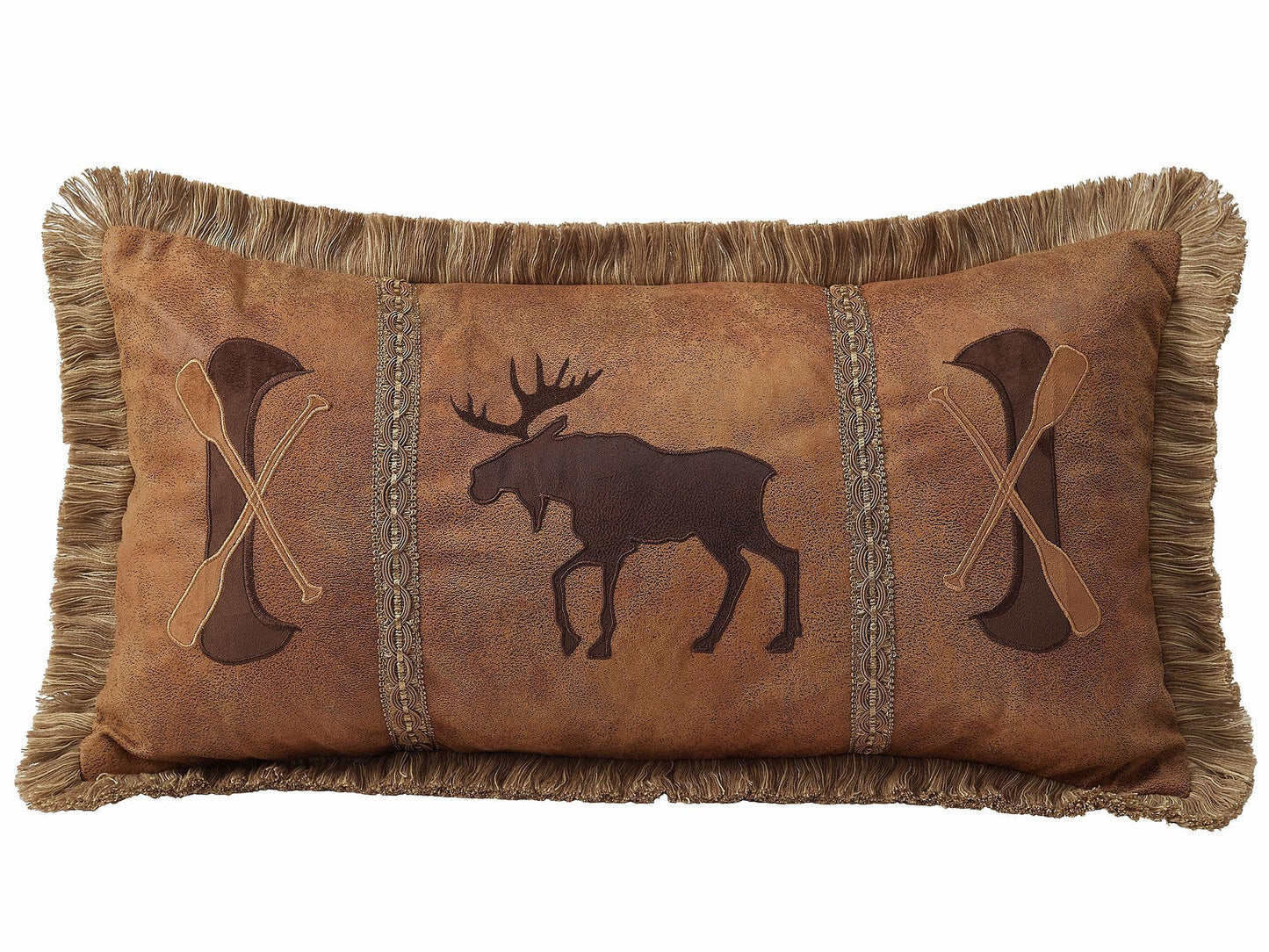 Canoe and Moose Pillow - Wild Wings