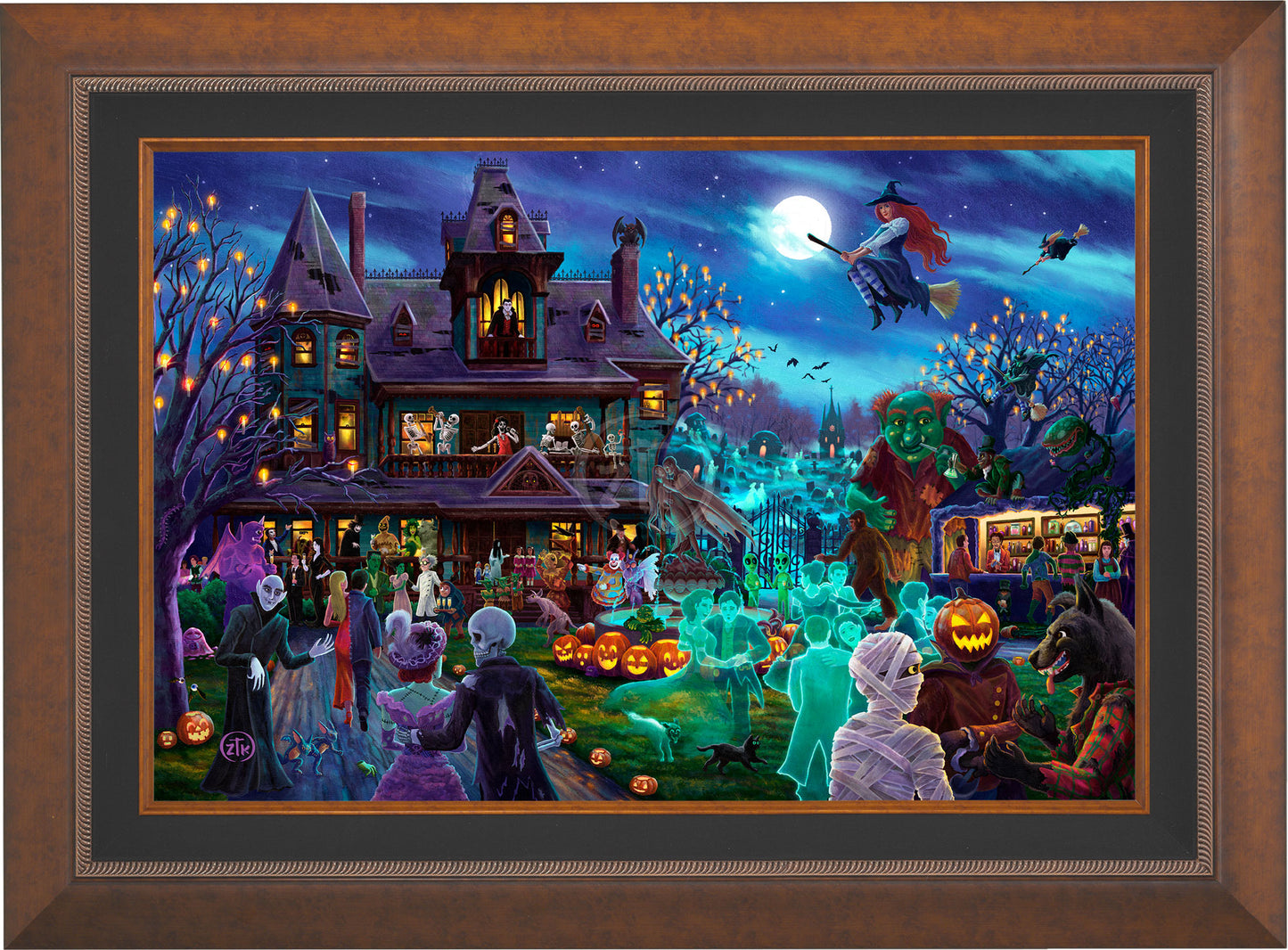 A Ghoulish Gathering - Limited Edition Canvas