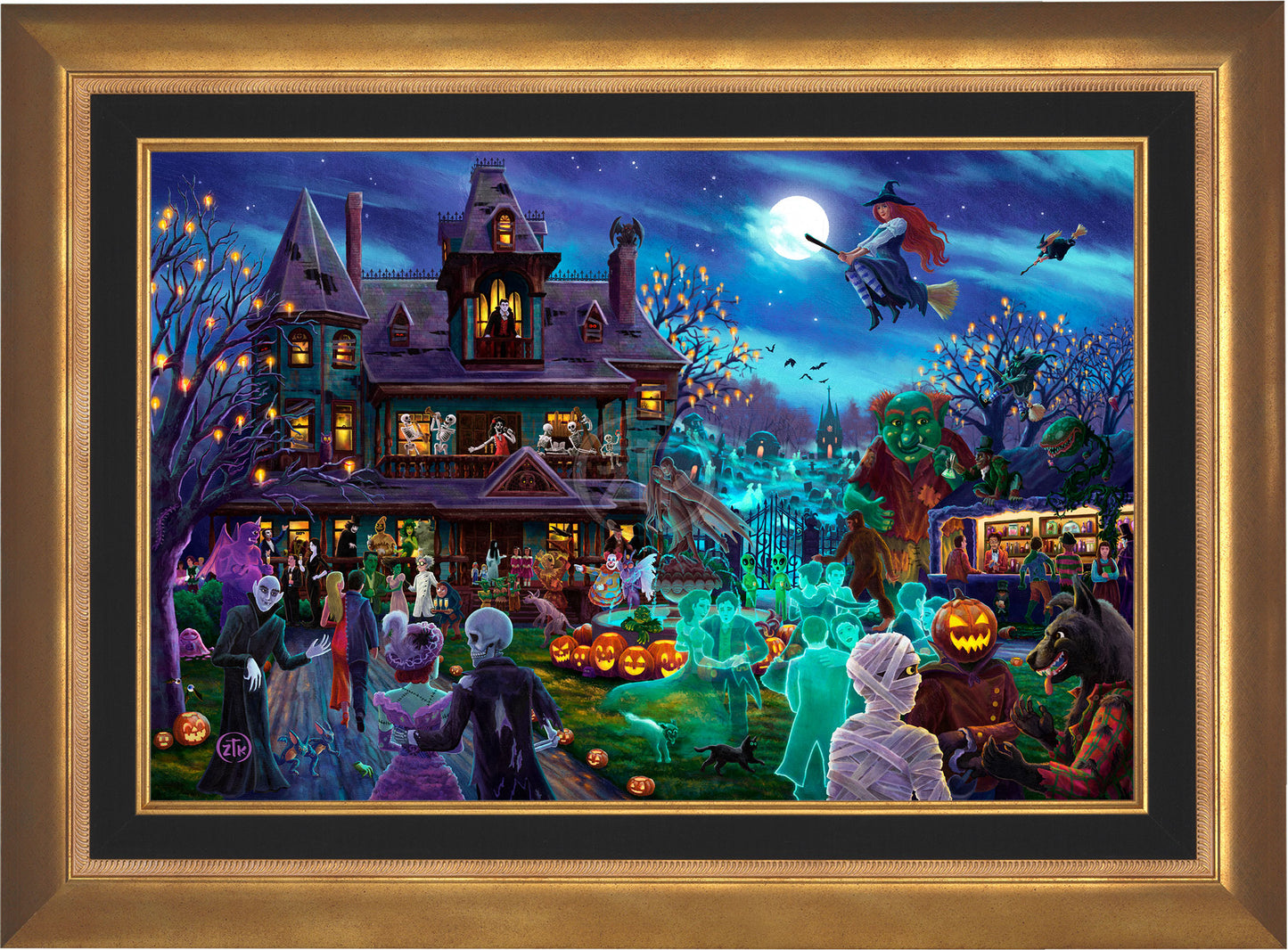 A Ghoulish Gathering - Limited Edition Canvas