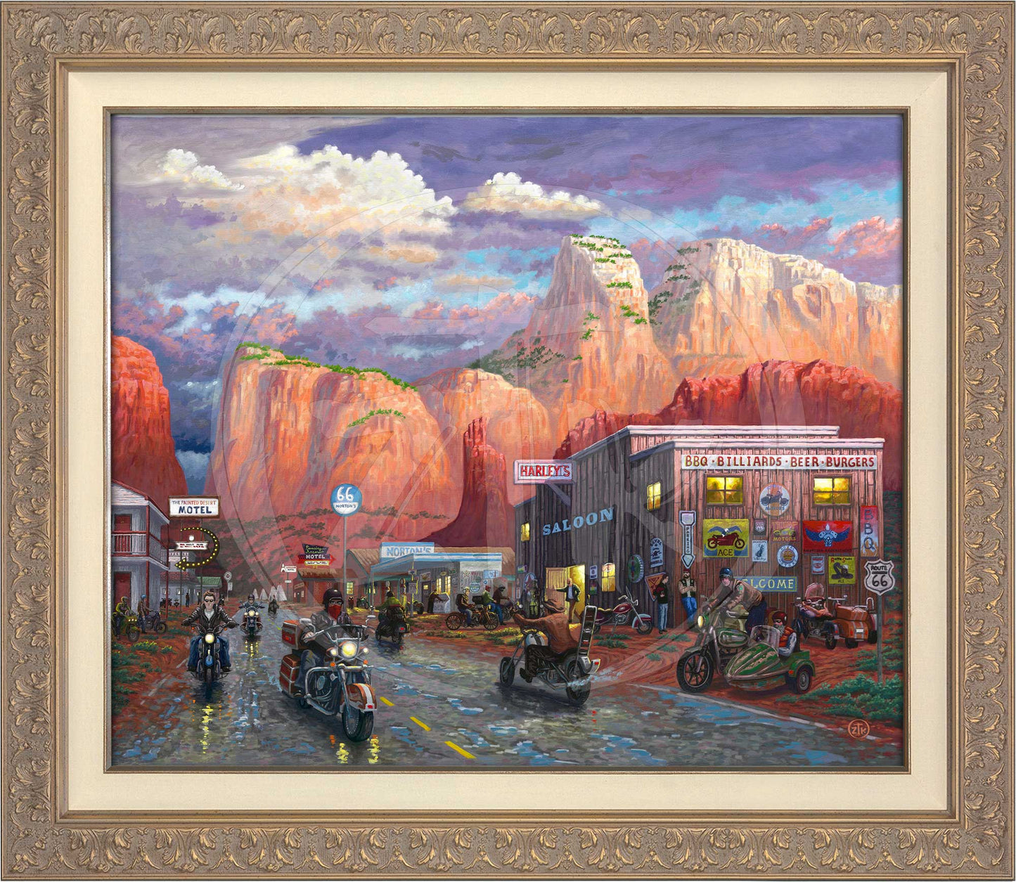 Get Your Kicks on Route 66 - Limited Edition Canvas