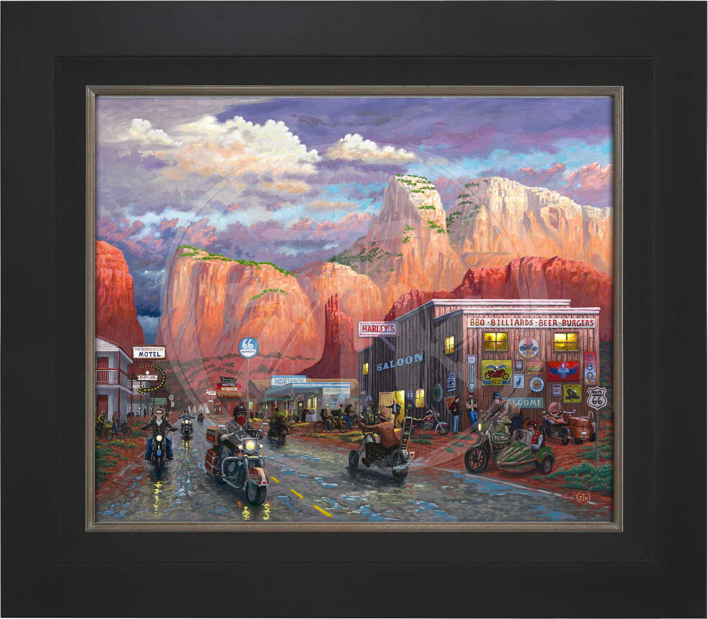 Get Your Kicks on Route 66 - Limited Edition Canvas
