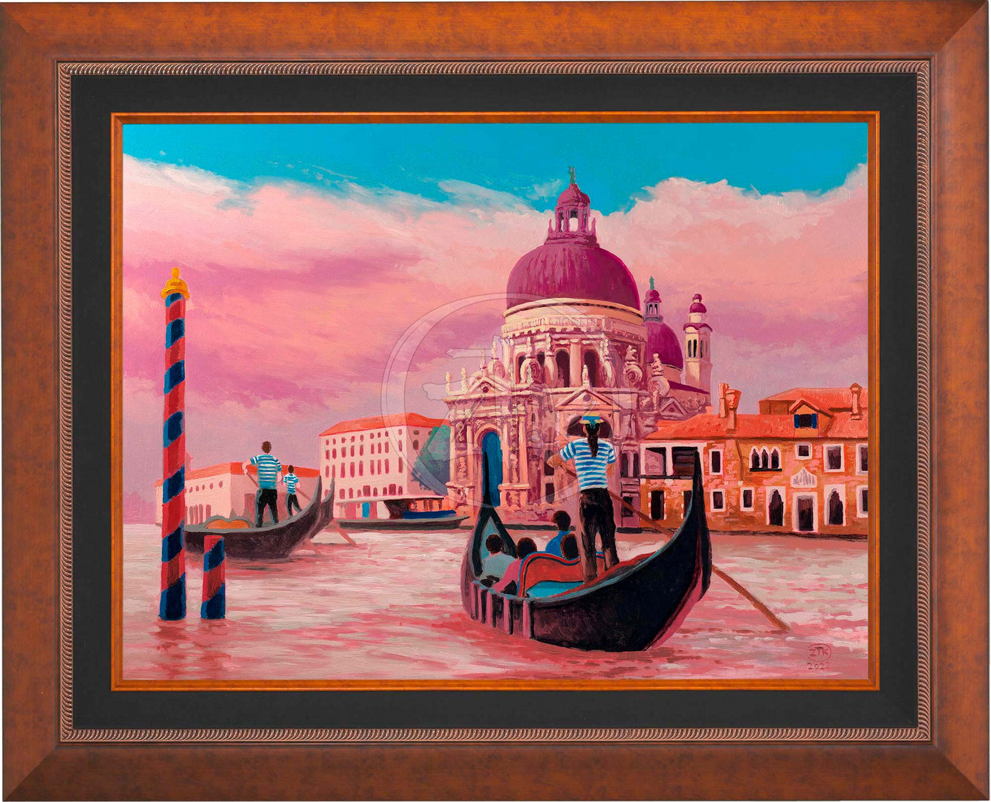 Gondolas of Venice - Limited Edition Canvas