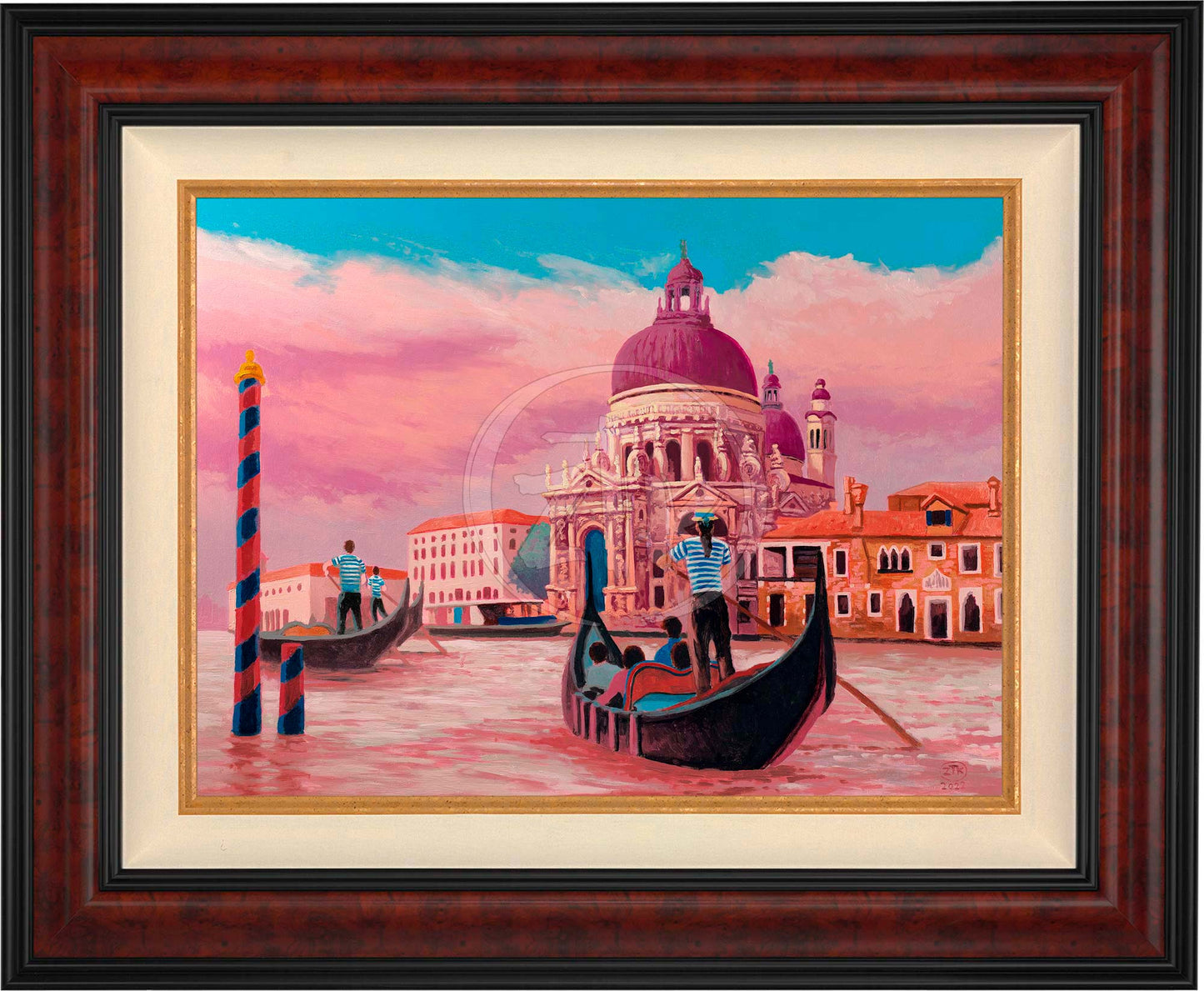 Gondolas of Venice - Limited Edition Canvas