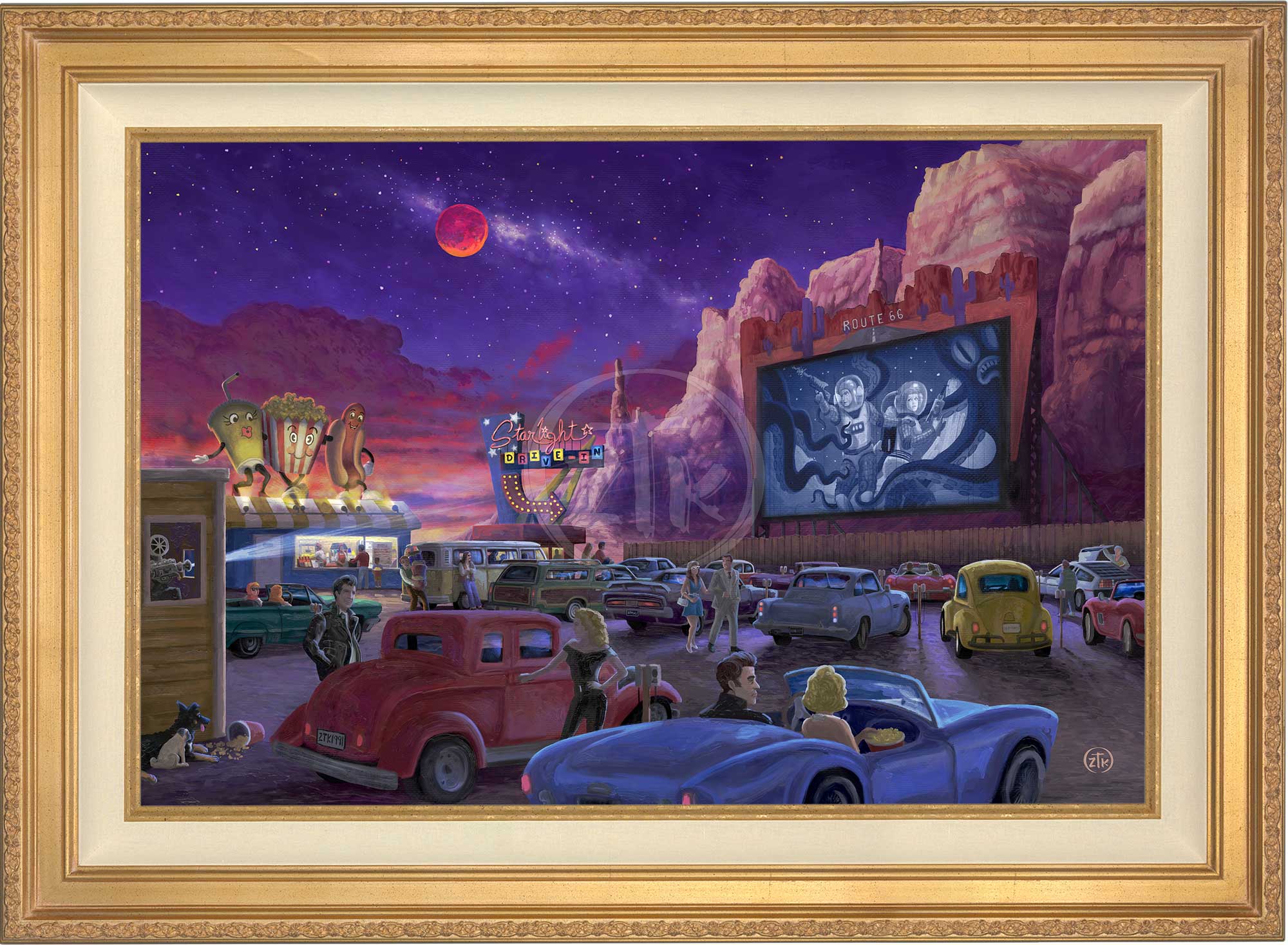 Movie Night on Route 66 (Thriller at the Drive-In) - Limited Edition C