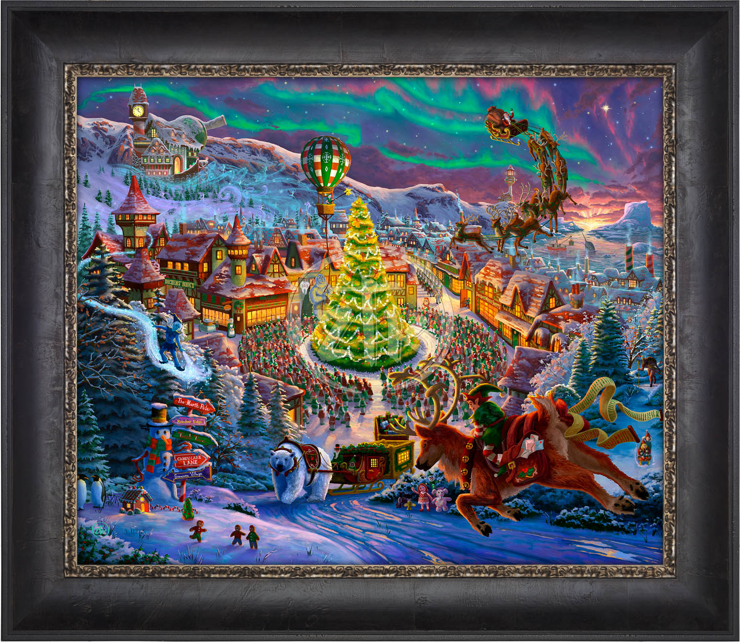 Santa's North Pole - Limited Edition Canvas