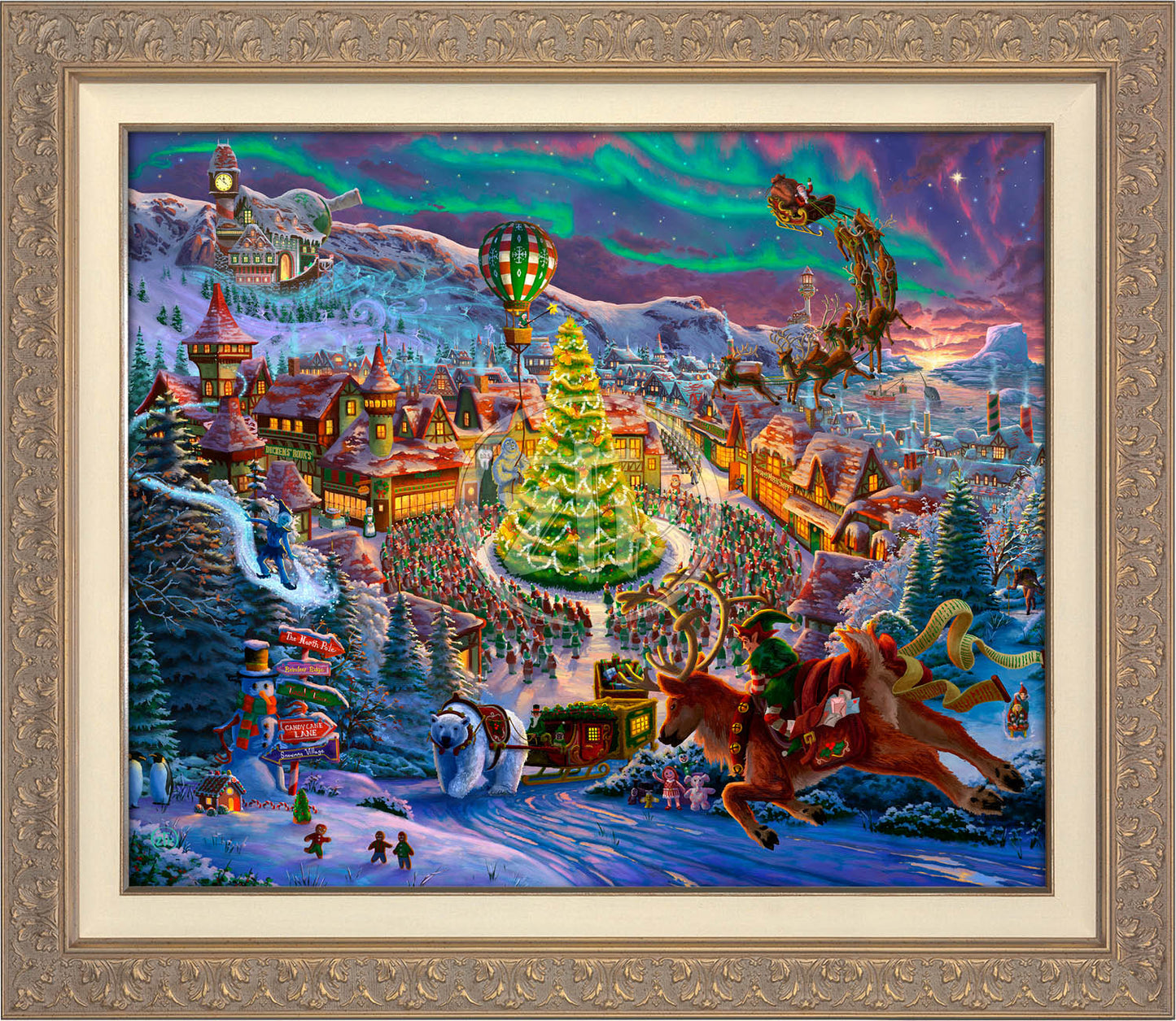 Santa's North Pole - Limited Edition Canvas