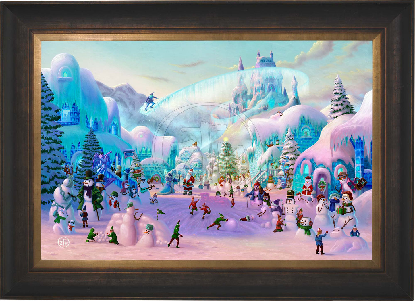 Snowman Sanctuary - Limited Edition Canvas
