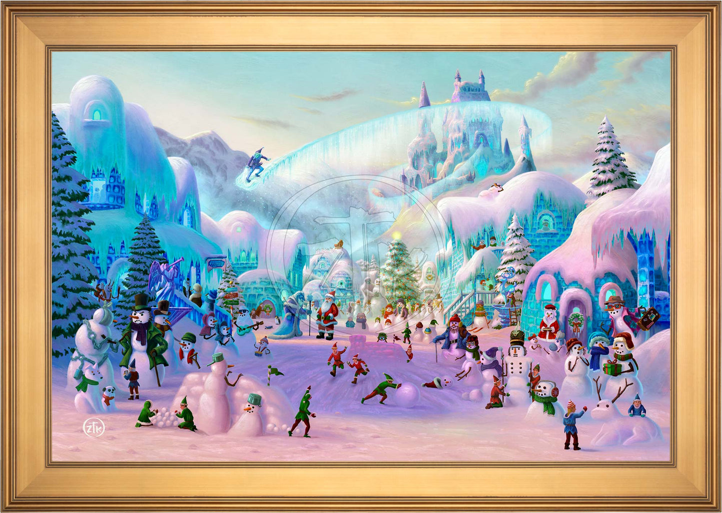 Snowman Sanctuary - Limited Edition Canvas