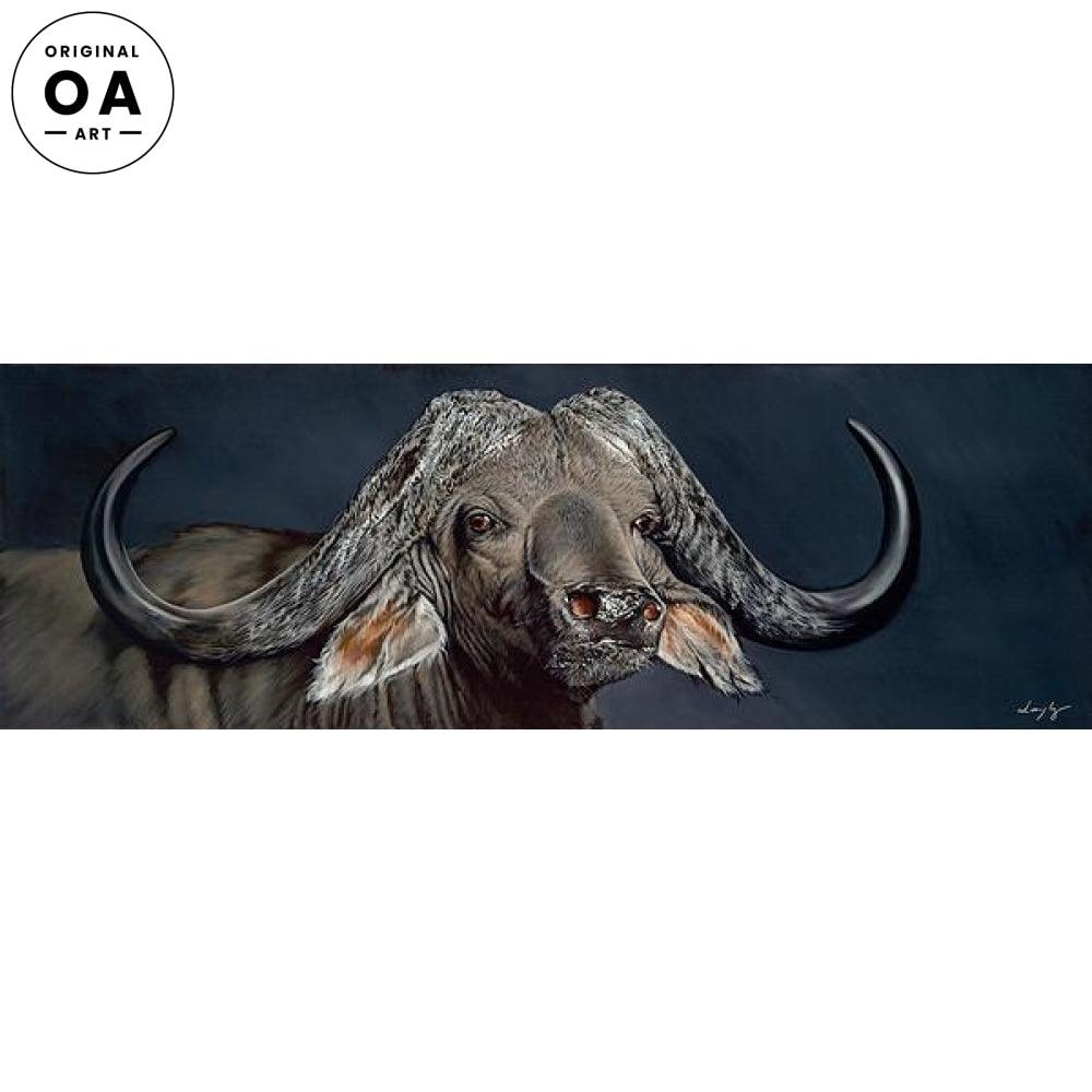 Cape Fear—Cape Buffalo Original Oil Painting - Wild Wings