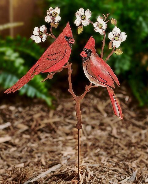 Cardinals Garden Stake - Wild Wings