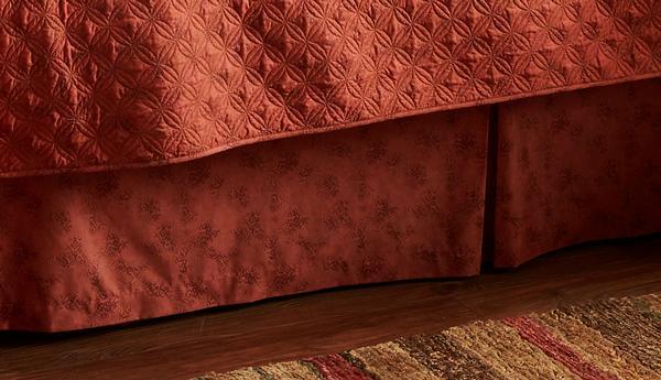 Tuscany Spice Bedskirt (Queen) - Wild Wings