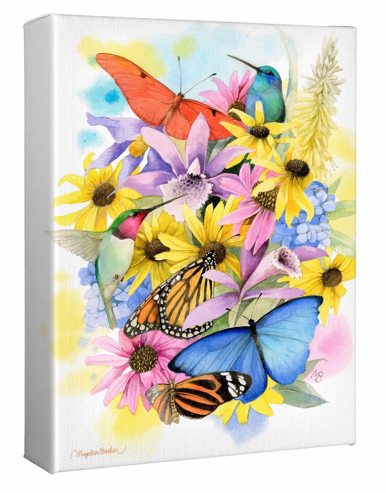 Colorful Daydream Gallery Wrapped Canvas - Wild Wings