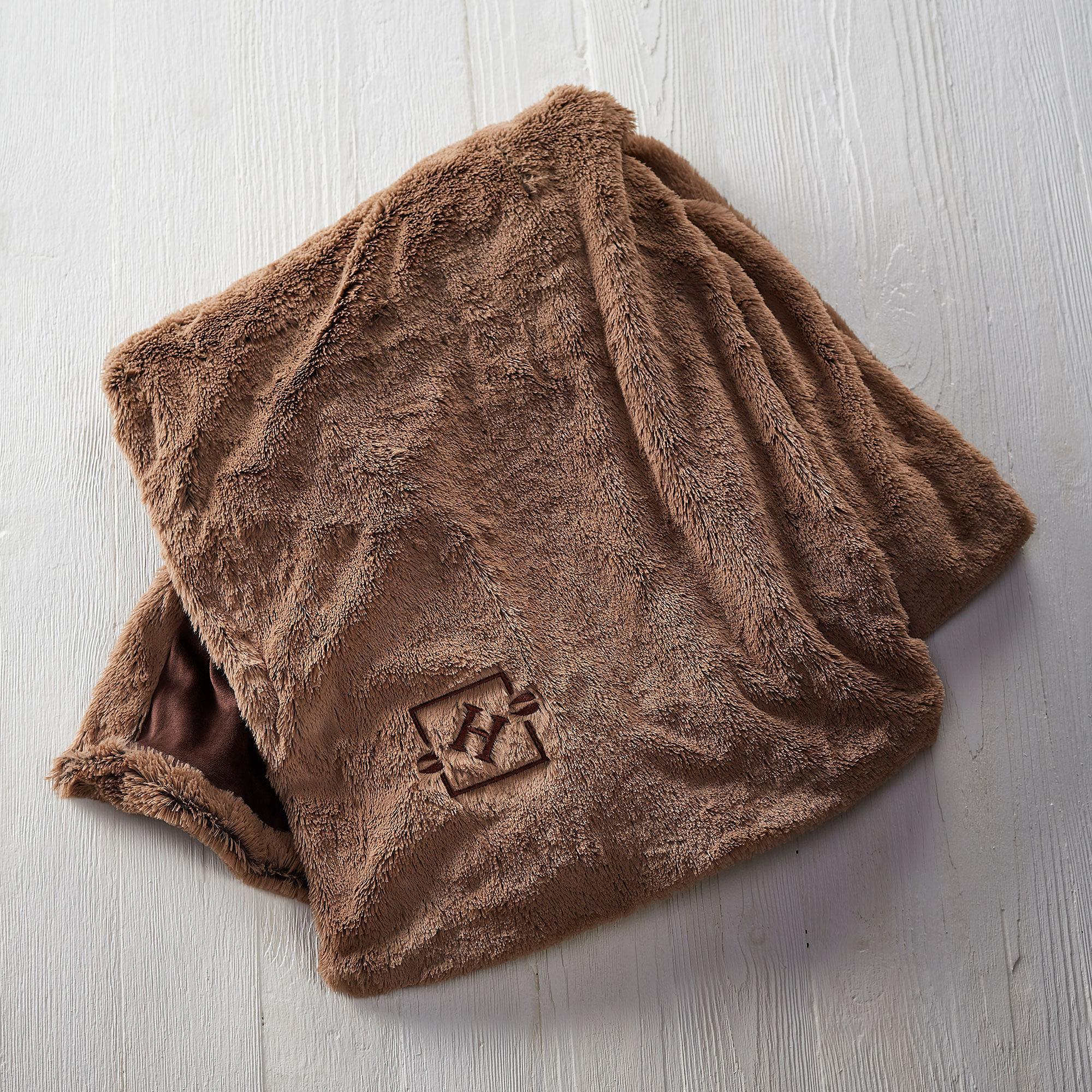 Lodge Tracks Personalized Throw Blanket - Wild Wings