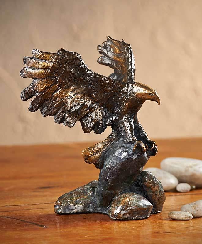 Defending Liberty—Bald Eagle Bronze Sculpture - Wild Wings