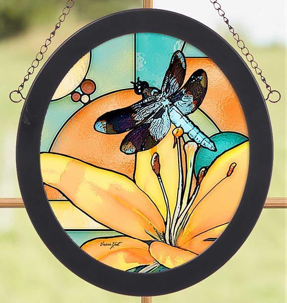 Dragonfly Stained Glass Art - Wild Wings