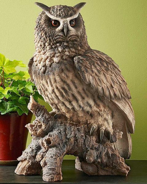 Eagle Owl Sculpture - Wild Wings