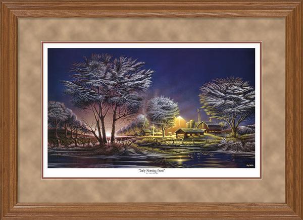 Early Morning Frost Framed Limited Edition Print - Wild Wings