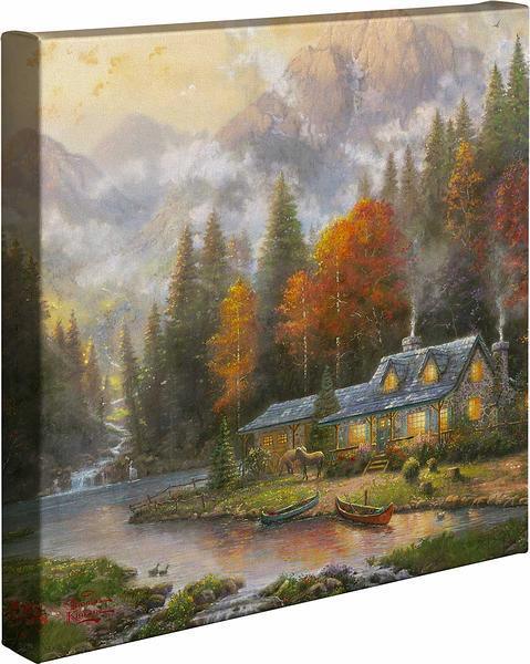 Evening at Autumn Lake Gallery Wrapped Canvas - Wild Wings