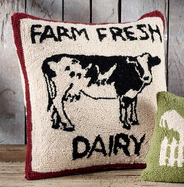 Farm Fresh Dairy—Cow Pillow - Wild Wings