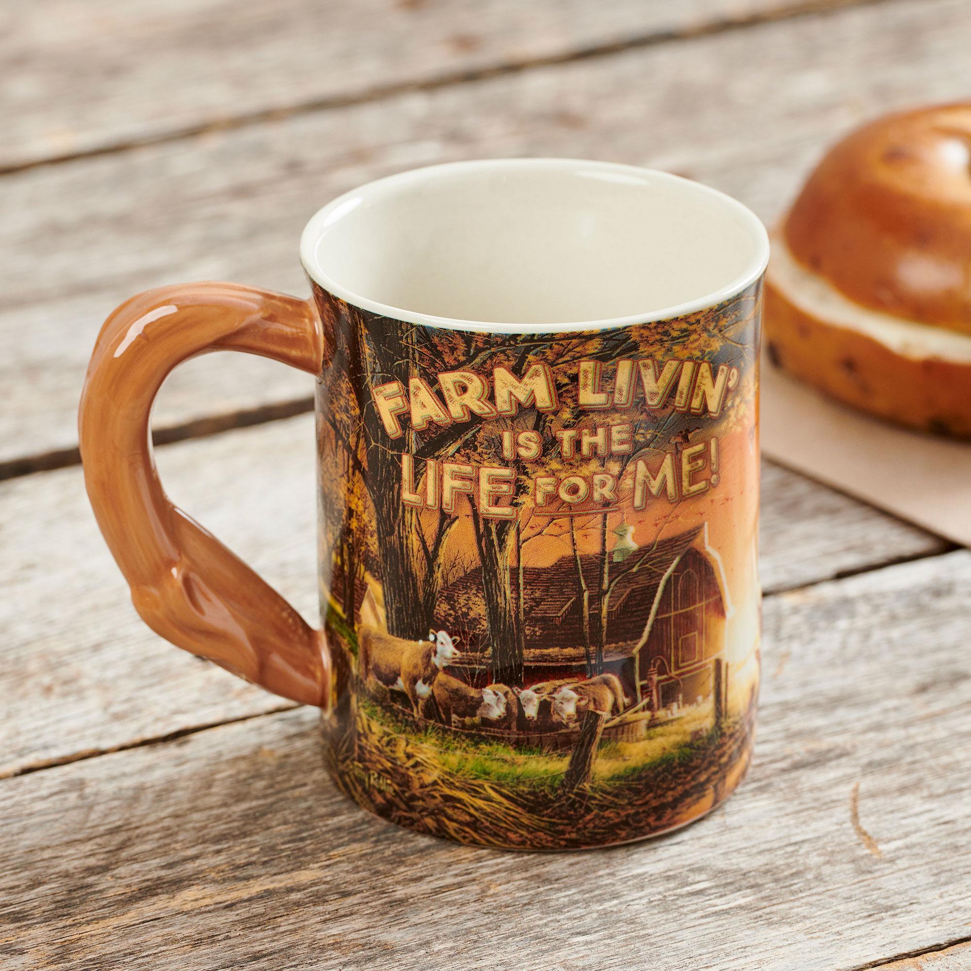 Farm Living is the Life for Me! Sculpted Mug - Wild Wings